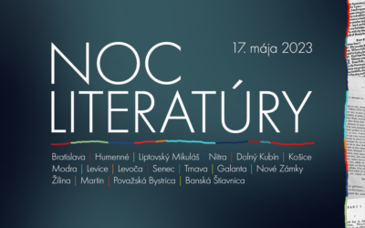 15. ročník Noci literatúry prebehne v atraktívnych priestoroch Slovenskej národnej galérie